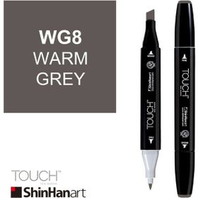 Shinhan Art Touch Twin WG8 Warm Grey Çift Uçlu Markör Kalem