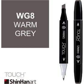 Shinhan Art Touch Twin WG8 Warm Grey Çift Uçlu Markör Kalem