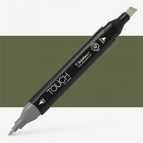 Shinhan Art Touch Twin Y225 Olive Green Dark Çift Uçlu Markör Kalem
