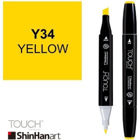 Shinhan Art Touch Twin Y34 Yellow Çift Uçlu Markör Kalem