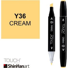 Shinhan Art Touch Twin Y36 Cream Çift Uçlu Markör Kalem