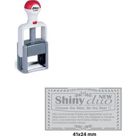 Shiny E-900 41x24 mm Siyah Kasa Siyah Ped