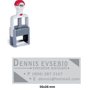 Shiny E-904 56x26 mm Siyah Kasa Siyah Ped Kaşe