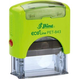 Shiny PET-843 47x18 mm Eco Yeşil Kasa Siyah Ped