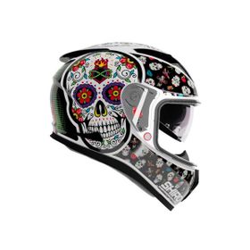Shiro SH-605 SV Skull Candy Full Face Iridium Vizör Motosiklet Kaskı