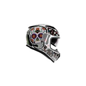 Shiro SH-605 SV Skull Candy Full Face Iridium Vizör Motosiklet Kaskı