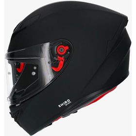 Shiro SH-870 Fighter Solid Full Face Siyah Iridium Vizör Motosiklet Kaskı