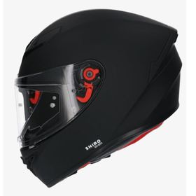 Shiro SH-870 Fighter Solid Full Face Siyah Iridium Vizör Motosiklet Kaskı