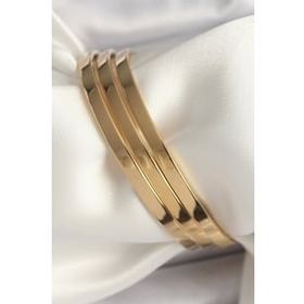 Shoecide 316L Çelik Gold Renk Ajda Model Kadın Bileklik