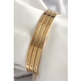 Shoecide 316L Çelik Gold Renk Ajda Model Kadın Bileklik
