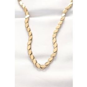 Shoecide 316L Çelik Gold Renk Arpa Tasarımlı Kolye
