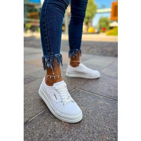 Shoecide Ch043 CBT Cowien Beyaz Renk Kadın Günlük Ayakkabı