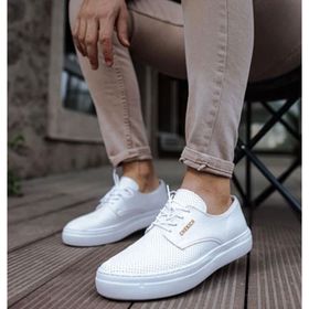 Shoecide CH061 CBT Rex Beyaz Renk Erkek Günlük Ayakkabı