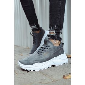 Shoecide CH089 CBT Low Top Lace Up Antrasit Renk Erkek Günlük Ayakkabı