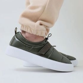 Shoecide CH137 ABT Parachute Haki Renk Beyaz Taban Erkek Günlük Ayakkabı