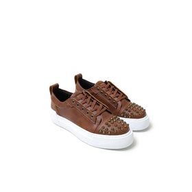 Shoecide CH169 CBT Thorn Taba - Beyaz Renk Erkek Günlük Ayakkabı