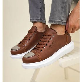Shoecide CH175 CBT Mirror Taba Renk Aynalı Erkek Günlük Ayakkabı