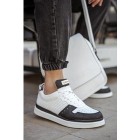 Shoecide CH201 CBT Hercules Siyah - Beyaz Renk Erkek Günlük Ayakkabı