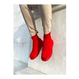 Shoecide CH207 TRT Maglieria-T Kırmızı Renk Erkek Günlük Ayakkabı