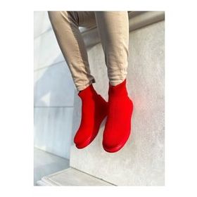 Shoecide CH207 TRT Maglieria-T Kırmızı Renk Erkek Günlük Ayakkabı
