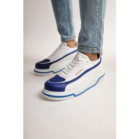 Shoecide CH241 CBT Signature Line Up Sax Mavisi - Beyaz Renk Erkek Günlük Ayakkabı