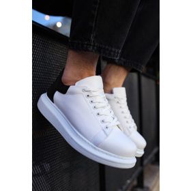 Shoecide CH256 CBT Estrella Beyaz - Siyah Renk Erkek Günlük Ayakkabı