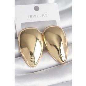 Shoecide Pirinç Gold Renk Badem Model Kadın Küpe