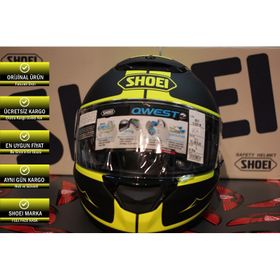 Shoei Qwest Siyah Motorsiklet Kaskı