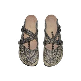 Shoerokee Mandala Bej Kadın Terlik