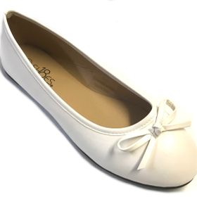 Shoes8teen 113 Beyaz Kadın Babet