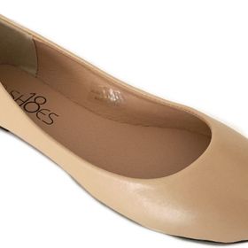 Shoes8teen 8600 Çıplak Pu Kadın Babet