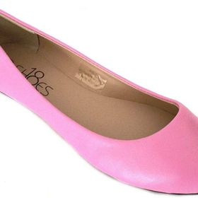 Shoes8teen 8600 Pembe Pu Kadın Babet