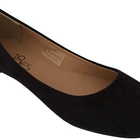 Shoes8teen 8600 Siyah Mikro Kadın Babet