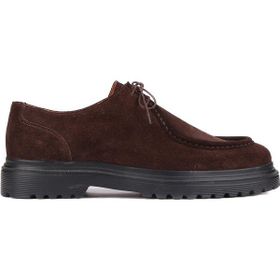 Shoetyle 250-1617 Kahverengi Süet Deri Bağcıklı Erkek Günlük Ayakkabı