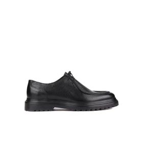 Shoetyle 250-1617 Siyah Deri Bağcıklı Erkek Günlük Ayakkabı