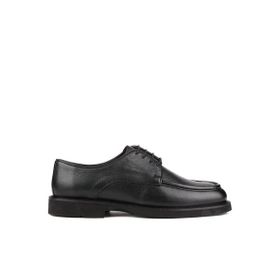 Shoetyle 250-1617 Siyah Deri Bağcıklı Erkek Günlük Ayakkabı