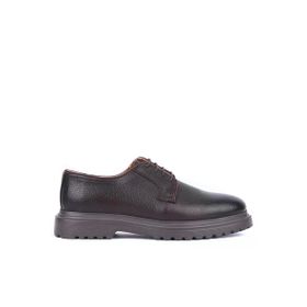 Shoetyle 250-2013 Kahverengi Deri Bağcıklı Erkek Klasik Ayakkabı