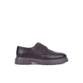 Shoetyle 250-2013 Kahverengi Deri Bağcıklı Erkek Klasik Ayakkabı
