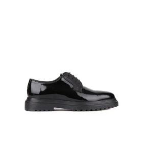 Shoetyle 250-2013 Siyah Rugan Deri Bağcıklı Erkek Klasik Ayakkabı
