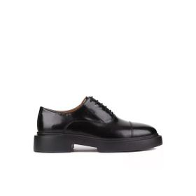 Shoetyle 250-2014 Siyah Açma Deri Bağcıklı Erkek Klasik Ayakkabı