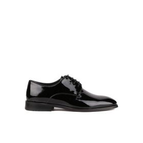 Shoetyle 250-2239 Siyah Rugan Deri Bağcıklı Erkek Klasik Ayakkabı