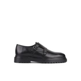Shoetyle 250-2378 Siyah Deri Tokalı Erkek Klasik Ayakkabı