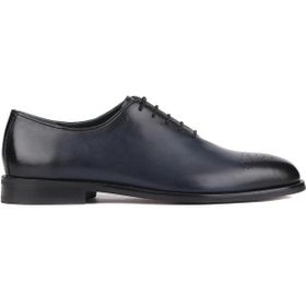 Shoetyle 250-5001 Lacivert Deri Bağcıklı Erkek Klasik Ayakkabı