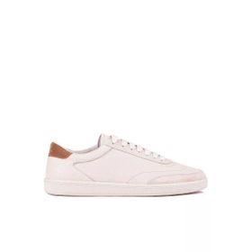 Shoetyle 666-1098 Bej Hakiki Deri Bağcıklı Erkek Günlük Ayakkabı