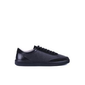 Shoetyle 666-1098 Siyah Hakiki Deri Bağcıklı Erkek Günlük Ayakkabı