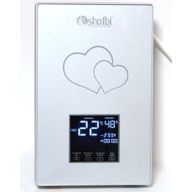 shofbi SH-1S Gümüş Akıllı Dijital Sıcaklık Ayarlı Şofben