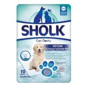 Sholk 60x90 cm (10'lu) Hipoalerjenik Köpek Tuvalet Eğitim Pedi