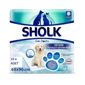 Sholk 60x90 cm (10'lu) Hipoalerjenik Köpek Tuvalet Eğitim Pedi