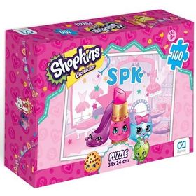 Shopkins 100 Parça Shopkins Puzzle