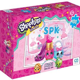 Shopkins 100 Parça Shopkins Puzzle